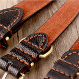 Brown Cow Hide Dog Collar